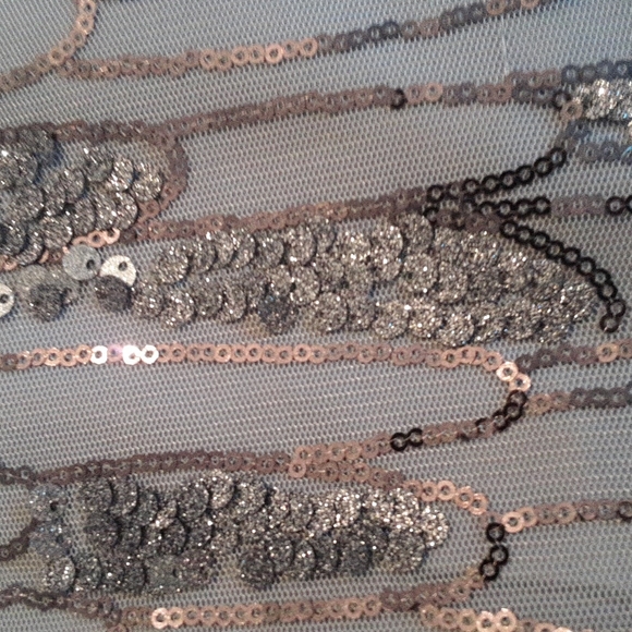 BB DAKOTA Roselyn Silver Sequin Sleeveless Mini Shift Dress - Picture 13 of 15